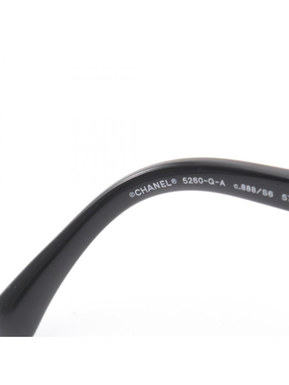 Chanel Sunglasses CC Logo Leather - Picture 4 of 7